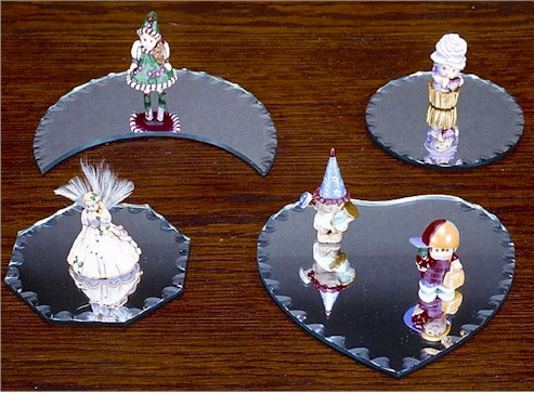 Specialty Decorative Scalloped Mirrors